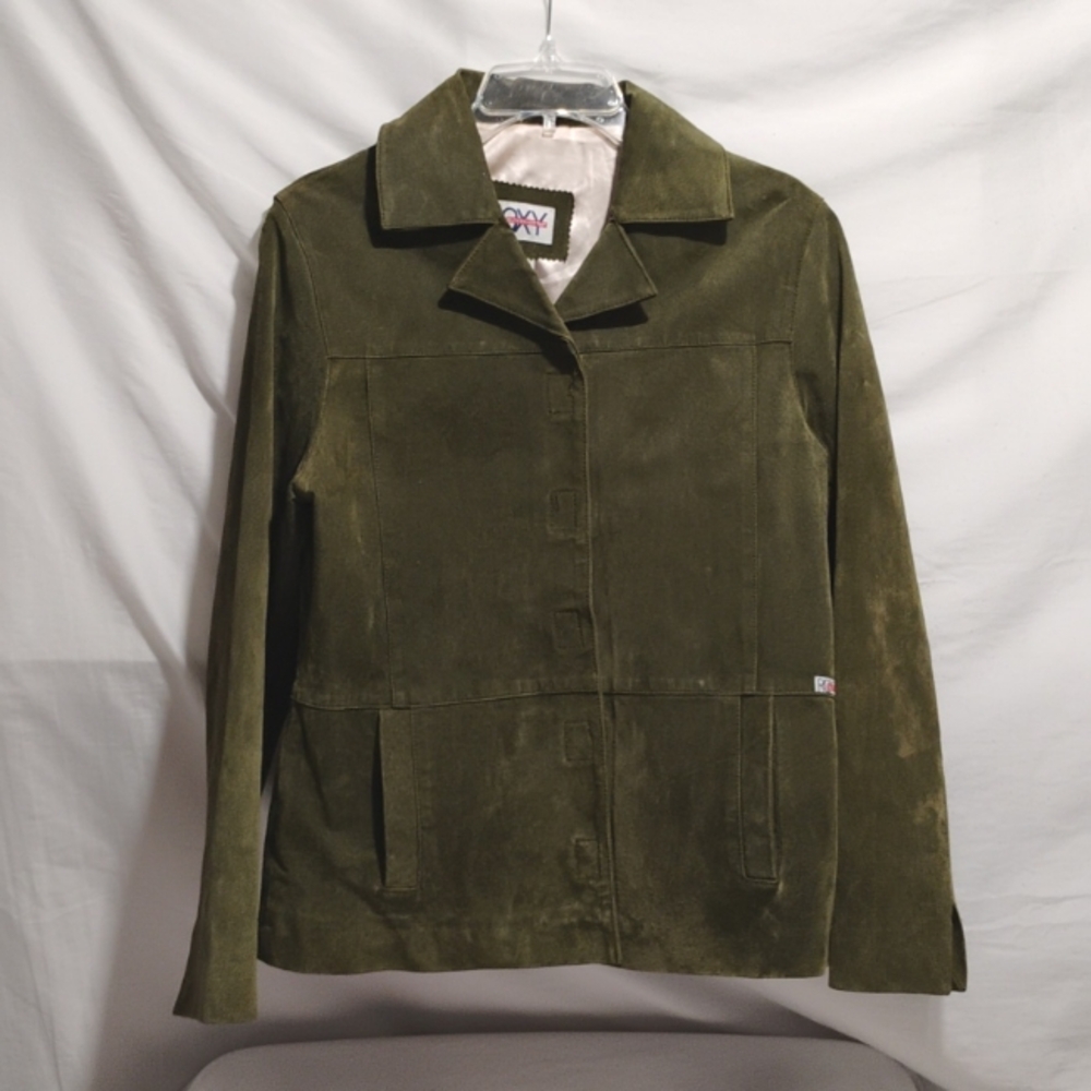 SALE! Quicksilver ROXY Genuine Leather Women's Jacket Sz.M - Picture 1 of 12